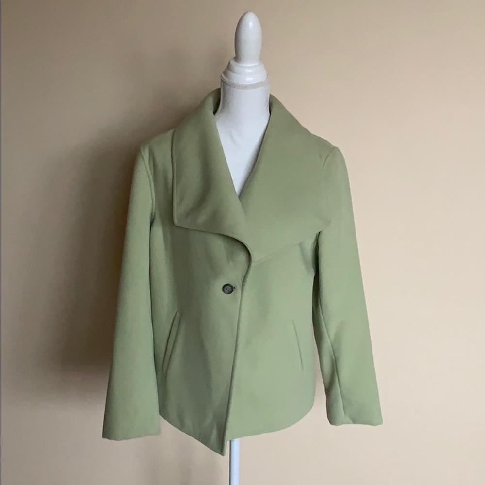 Jones New York L women’s soft green blazer